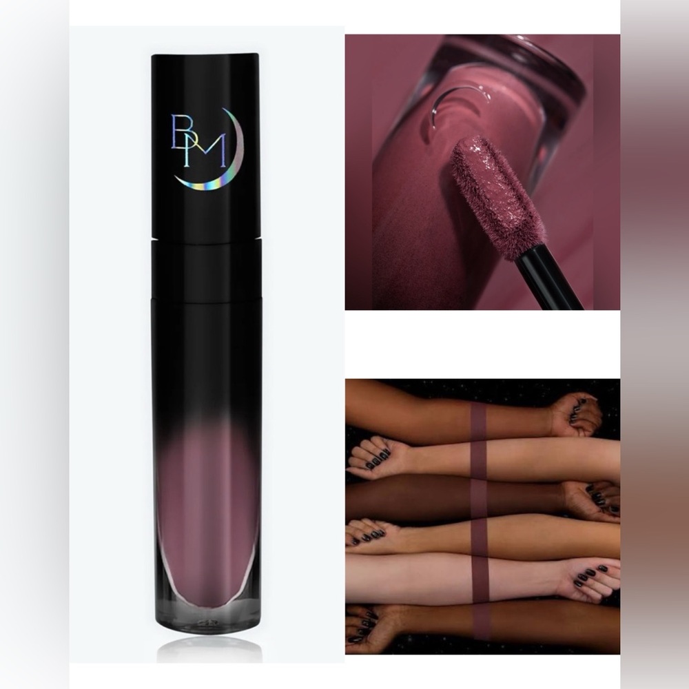 Black Moon Liquid to Matte Lipstick Haunting Mauve New in Box